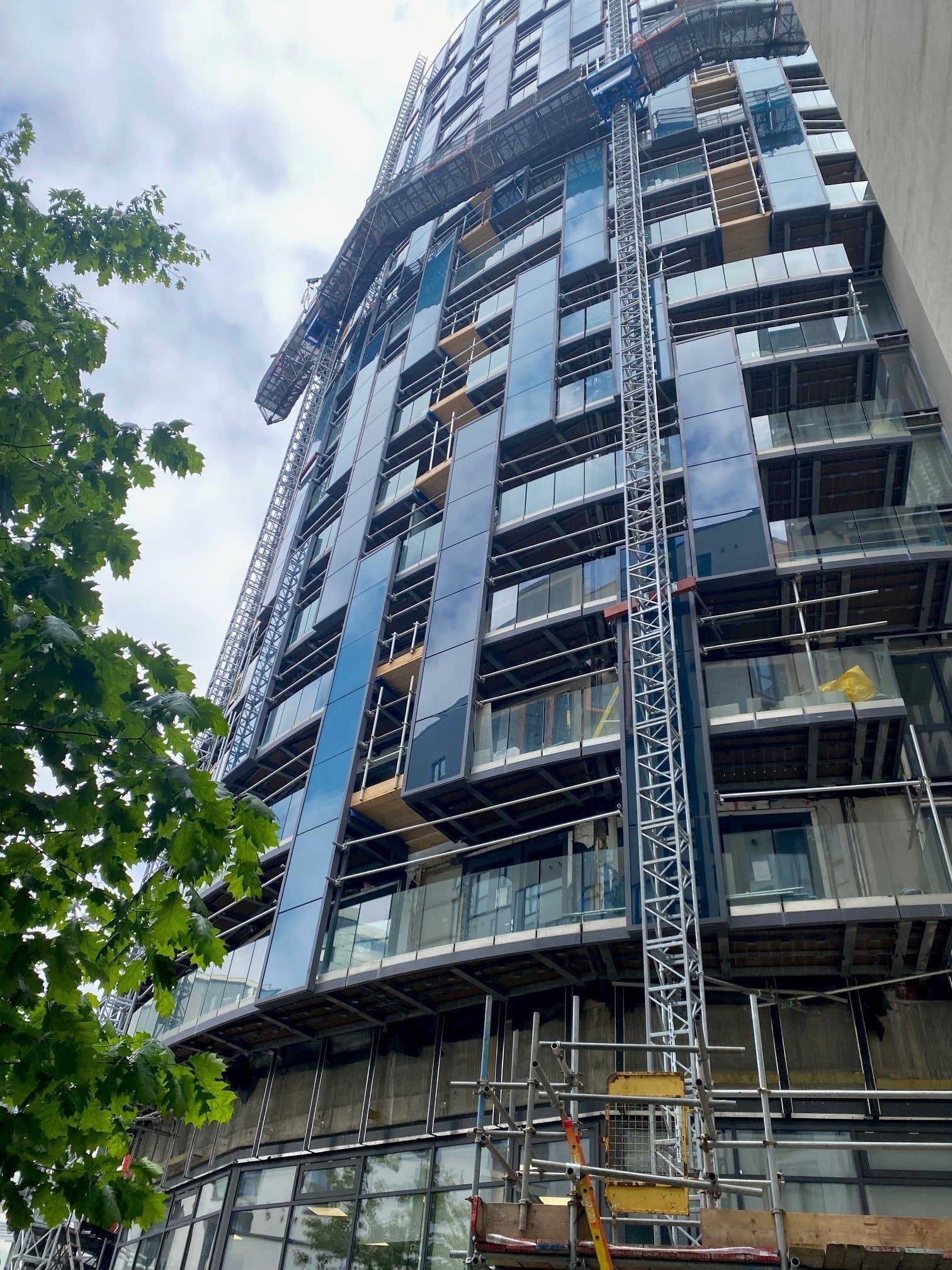 Recladding of Pinnacle Tower, Wembley, London