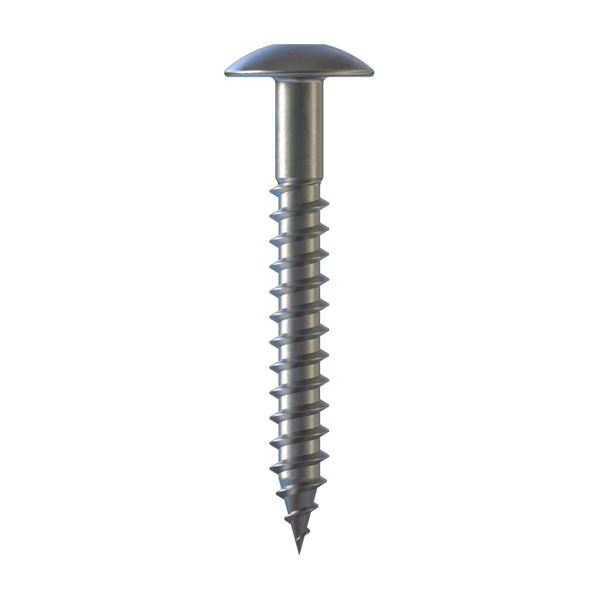CF-FPS Façade panel screw, Truss head, 5.5 x 35, Partial thread (L1), TX 20, Stainless steel A4, pickled, passivated, unpainted, 100 Pcs.