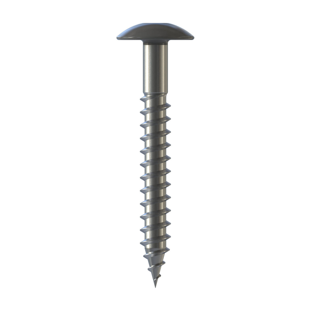 CF-FPS Façade panel screw, Truss head, 5.5 x 25, Partial thread (L1), TX 20, Stainless steel A4, pickled, passivated, RAL 7037 Dusty grey, 100 Pcs.