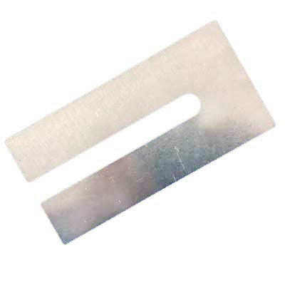 Certifix Aluminium Rectangular Horseshoe Packer 100x50x3mm