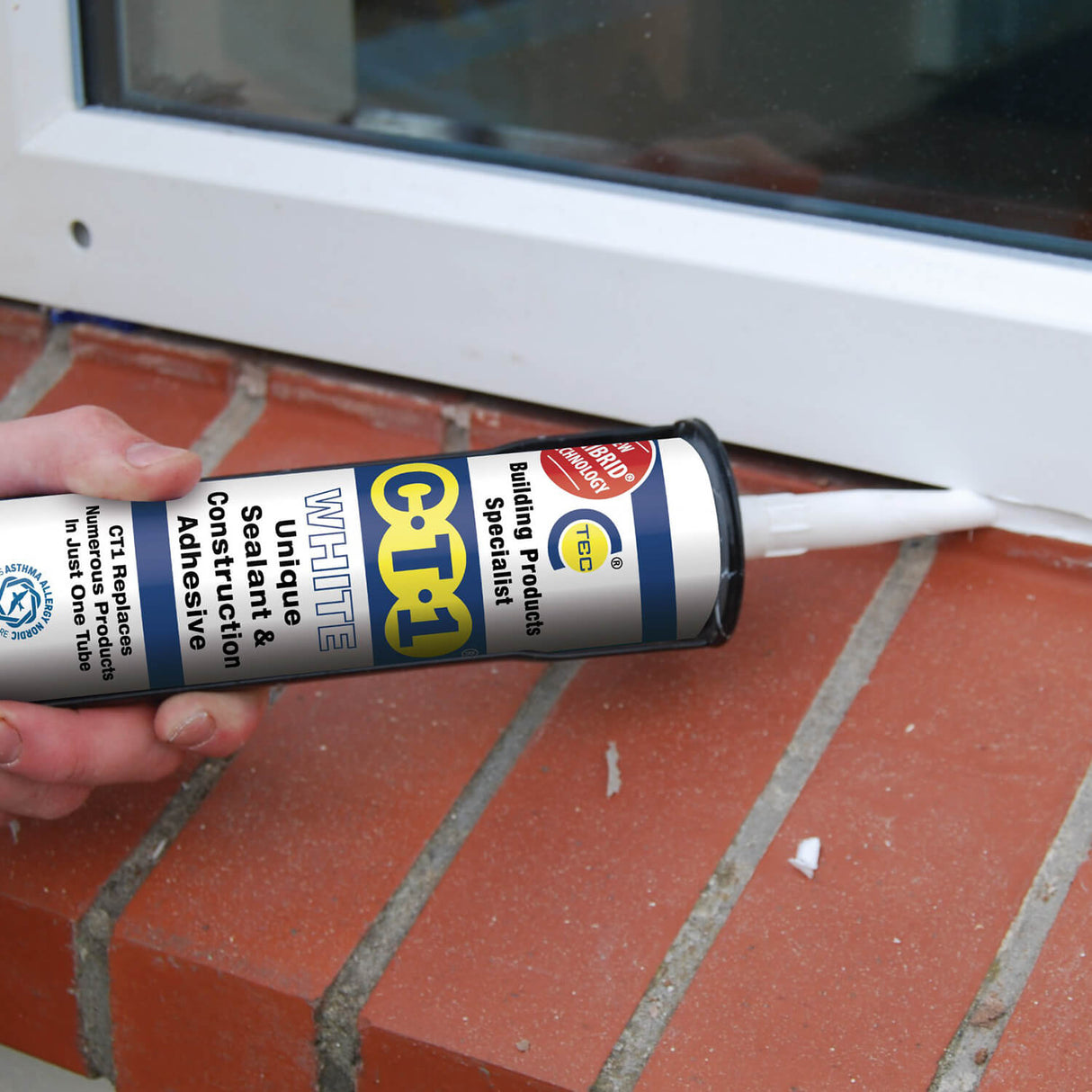 C-Tec CT1 Sealant & Adhesive 290ml White