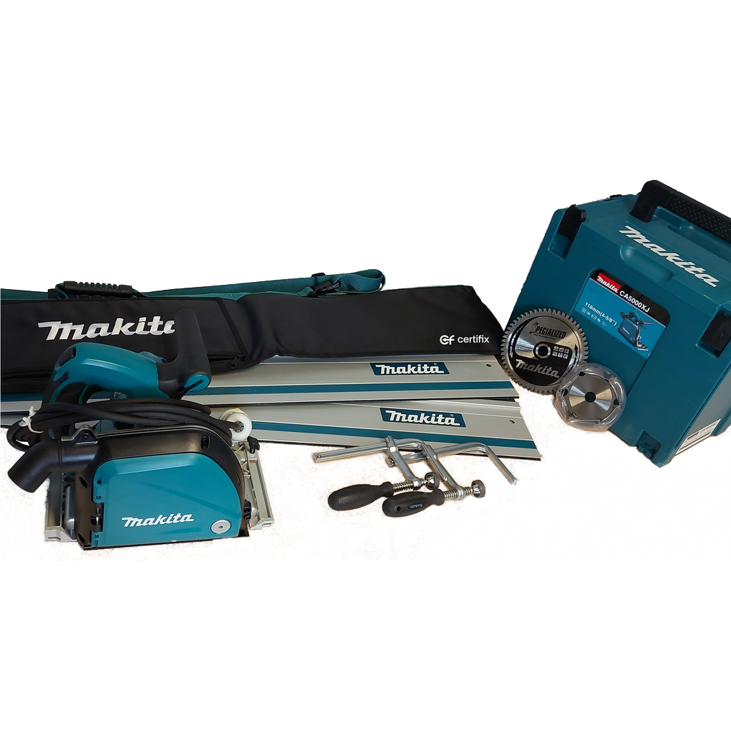Makita Aluminium Groove Cutter and Guide Rail Kit