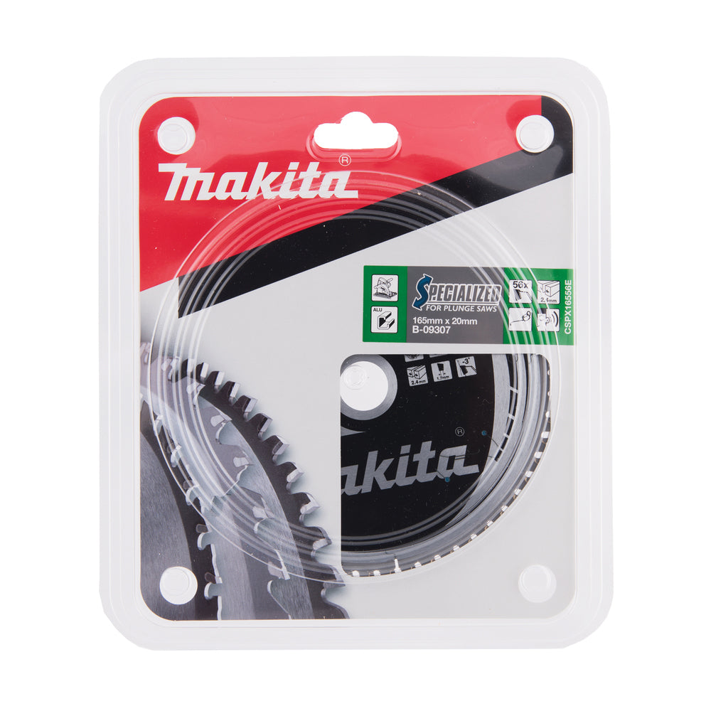 Makita 165Dmm x 20B x 56T Specialised Plunge Cutting Saw Blade