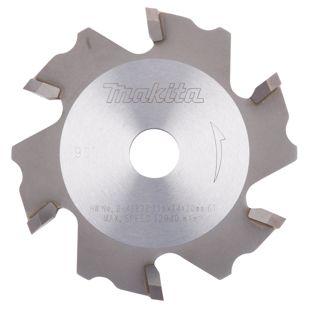 Makita 118Dmm x 20B x 6T 135 Degree V Groove Cutter Blade