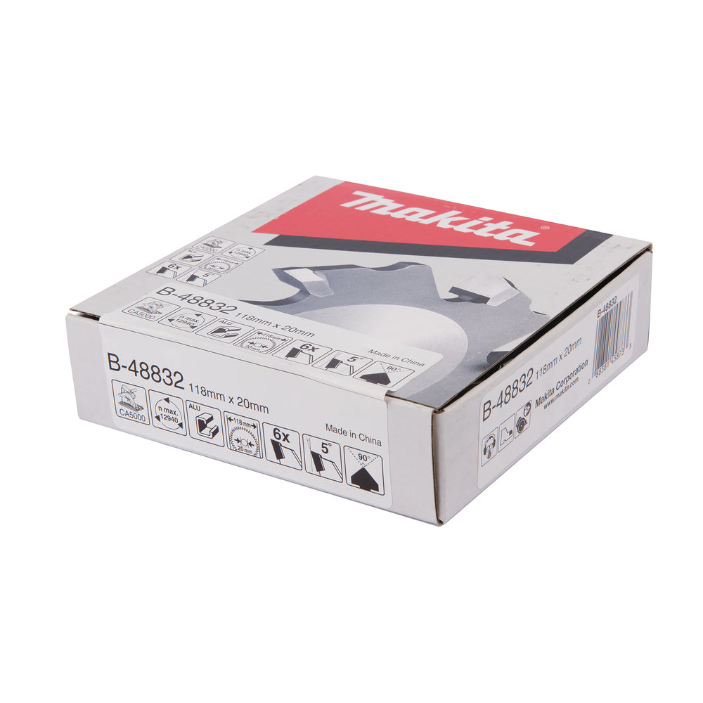 Makita 118Dmm x 20B x 6T 135 Degree V Groove Cutter Blade