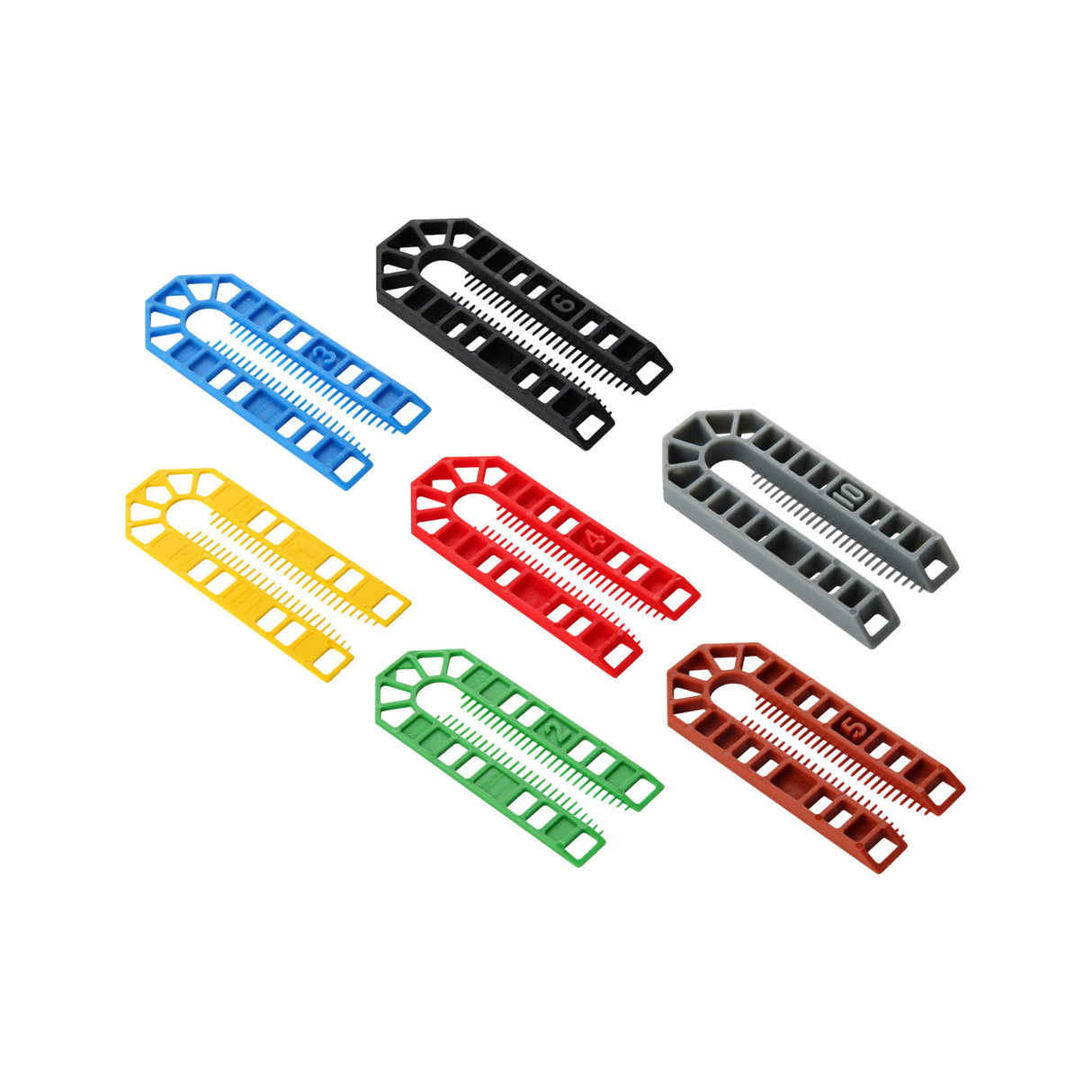 BROADFIX Assorted Small & Standard U Shims. Tub of 300