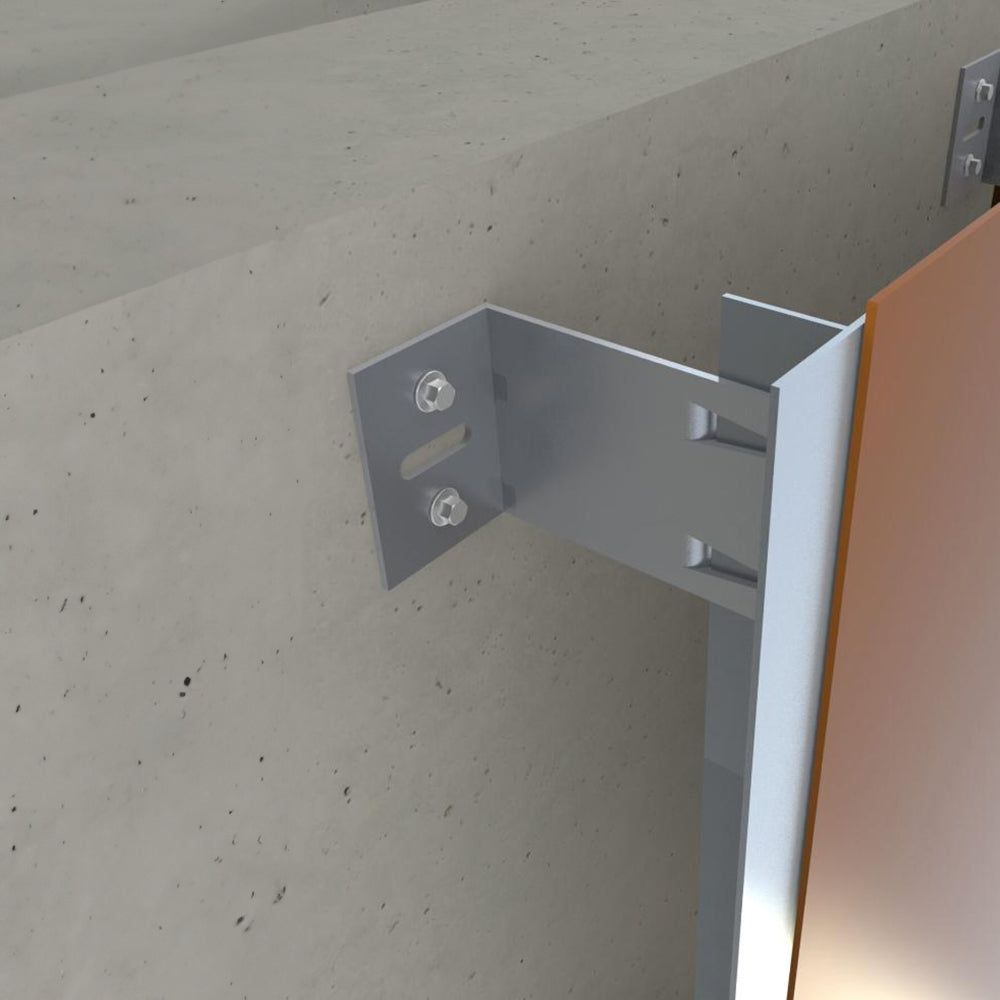 Vitrafix VF1 100mm Double Bracket