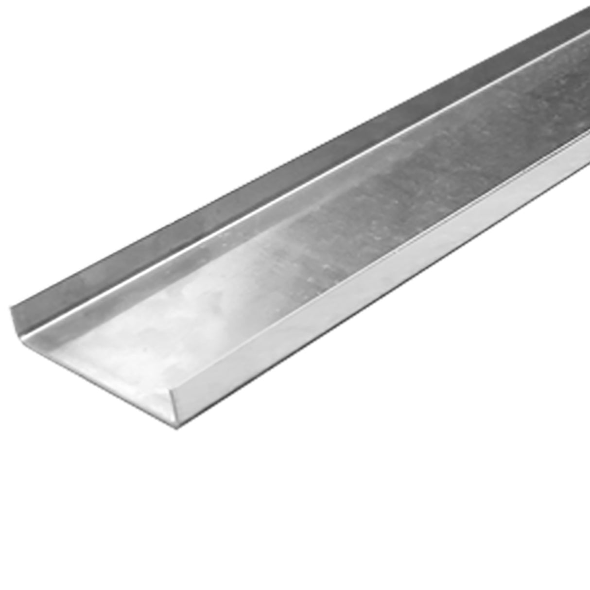 Vitrafix VF2 90 x 15 x 2mm Galvanised Steel U-Channel, 3m Length