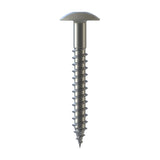 CF-FPS Façade panel screw, Truss head, 5.5 x 55, Partial thread (L1), TX 20, Stainless steel A2, pickled, passivated, Cedral C07 Cream white, 100 Pcs.