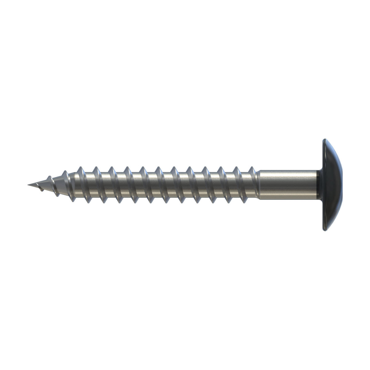 CF-FPS Façade panel screw, Truss head, 5.5 x 55, Partial thread (L1), TX 20, Stainless steel A2, pickled, passivated, Cedral C18 Anthrazit, 100 Pcs.