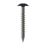 CF-FPS Façade panel screw, Truss head, 5.5 x 55, Partial thread (L1), TX 20, Stainless steel A2, pickled, passivated, Cedral C18 Anthrazit, 100 Pcs.