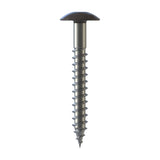 CF-FPS Façade panel screw, Truss head, 5.5 x 55, Partial thread (L1), TX 20, Stainless steel A2, pickled, passivated, Cedral C54 Grey, 100 Pcs.