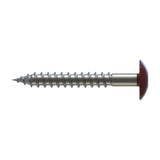 CF-FPS Façade panel screw, Truss head, 5.5 x 55, Partial thread (L1), TX 20, Stainless steel A2, pickled, passivated, Cedral C61 Red, 100 Pcs.