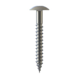 CF-FPS Façade panel screw, Truss head, 4.8 x 38, Partial thread (L1), TX 20, Stainless steel A2, pickled, passivated, RAL 9010 Pure white, 100 Pcs.