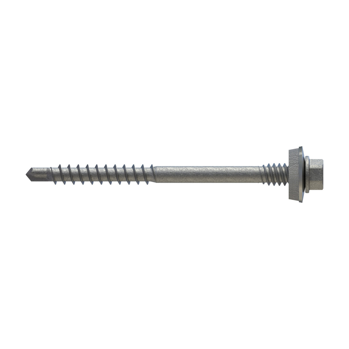 CF-RP-r-P Sandwich drilling screw, Hexagon head with pressed-on washer, 6.0 x 78, Partial thread (L1), AF 8, Bimetal (stainless steel A2/steel), RUSPERT®, E16, 100 Pcs.