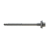 CF-RP-r-P Sandwich drilling screw, Hexagon head with pressed-on washer, 6.0 x 78, Partial thread (L1), AF 8, Bimetal (stainless steel A2/steel), RUSPERT®, E16, 100 Pcs.