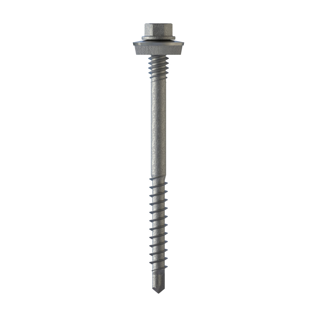 CF-RP-r-P Sandwich drilling screw, Hexagon head with pressed-on washer, 6.0 x 78, Partial thread (L1), AF 8, Bimetal (stainless steel A2/steel), RUSPERT®, E16, 100 Pcs.