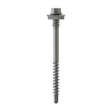 CF-RP-r-P Sandwich drilling screw, Hexagon head with pressed-on washer, 6.0 x 78, Partial thread (L1), AF 8, Bimetal (stainless steel A2/steel), RUSPERT®, E16, 100 Pcs.