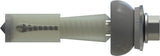 CF-DSH-2-Z Distance set, Hexagon head with pressed-on washer, 5.5 x 50 (21-24), Partial thread (L1), AF 8, Bi-metal (A2 stainless steel/steel)/plastic, RUSPERT®, E16+SD19, 100 Pcs.