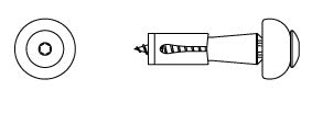 CF-DSH-2-A Distance set, Truss head, 4.8 x 50 (21-24), Partial thread (L1), SIT® 20, A2 stainless steel/plastic, pickled, passivated, lubricated, SD19, 100 Pcs.