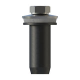 CF-FixFlex, Hexagon head, 9.5 x 16, Full thread, AF 8, Stainless steel A2 / EPDM, pickled, passivated, E16, 50 Pcs.