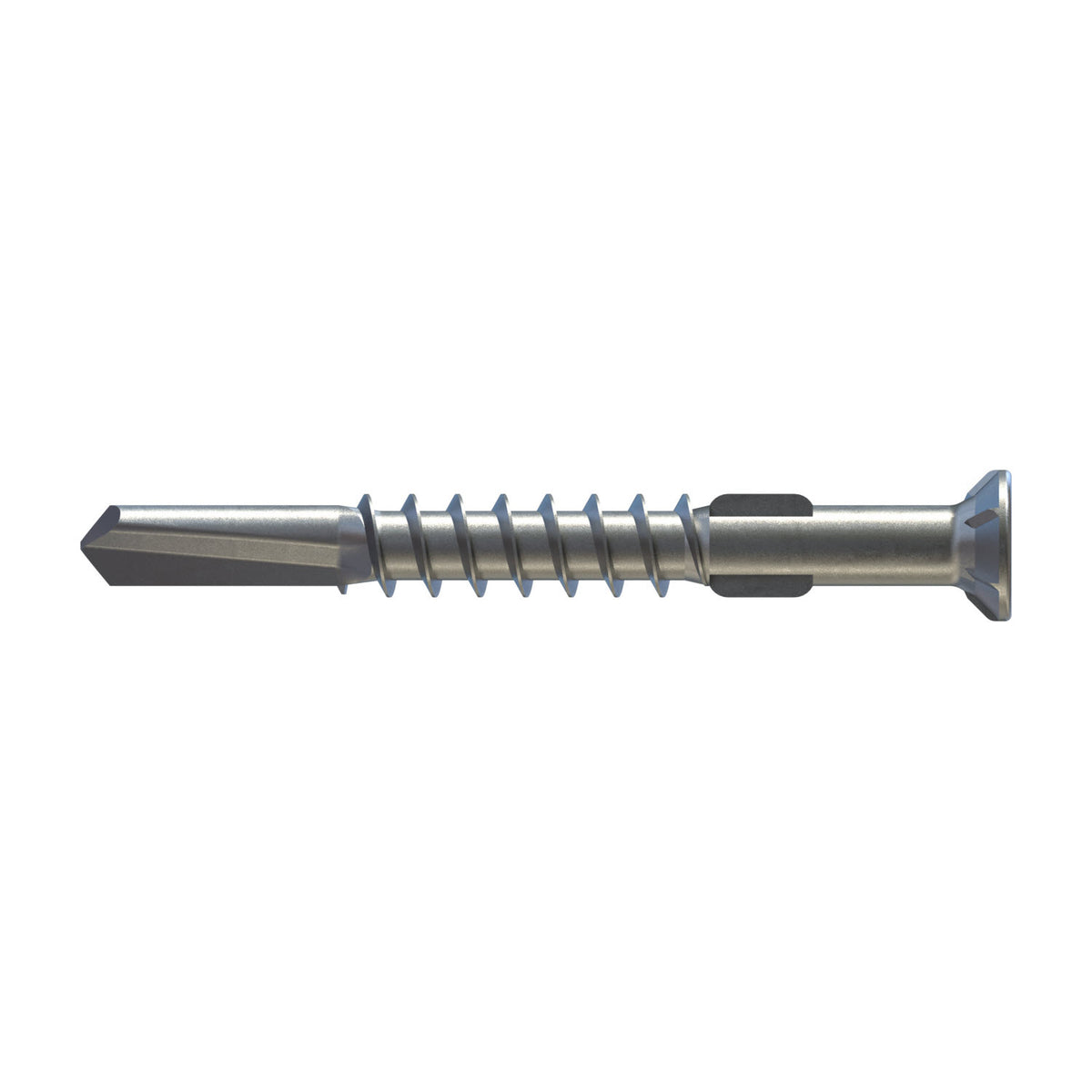 CF-SIDING Wing-type drilling screw, Countersunk head, 5.0 x 45, Partial thread (L1), SIT® 20, Stainless steel A2, pickled, passivated, lubricated, 500 Pcs.