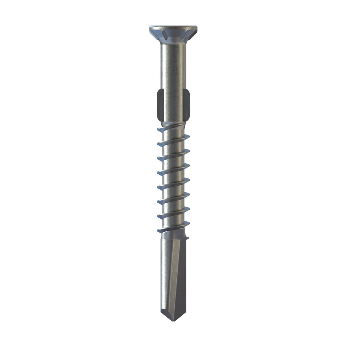 CF-SIDING Wing-type drilling screw, Countersunk head, 5.0 x 45, Partial thread (L1), SIT® 20, Stainless steel A2, pickled, passivated, lubricated, 500 Pcs.