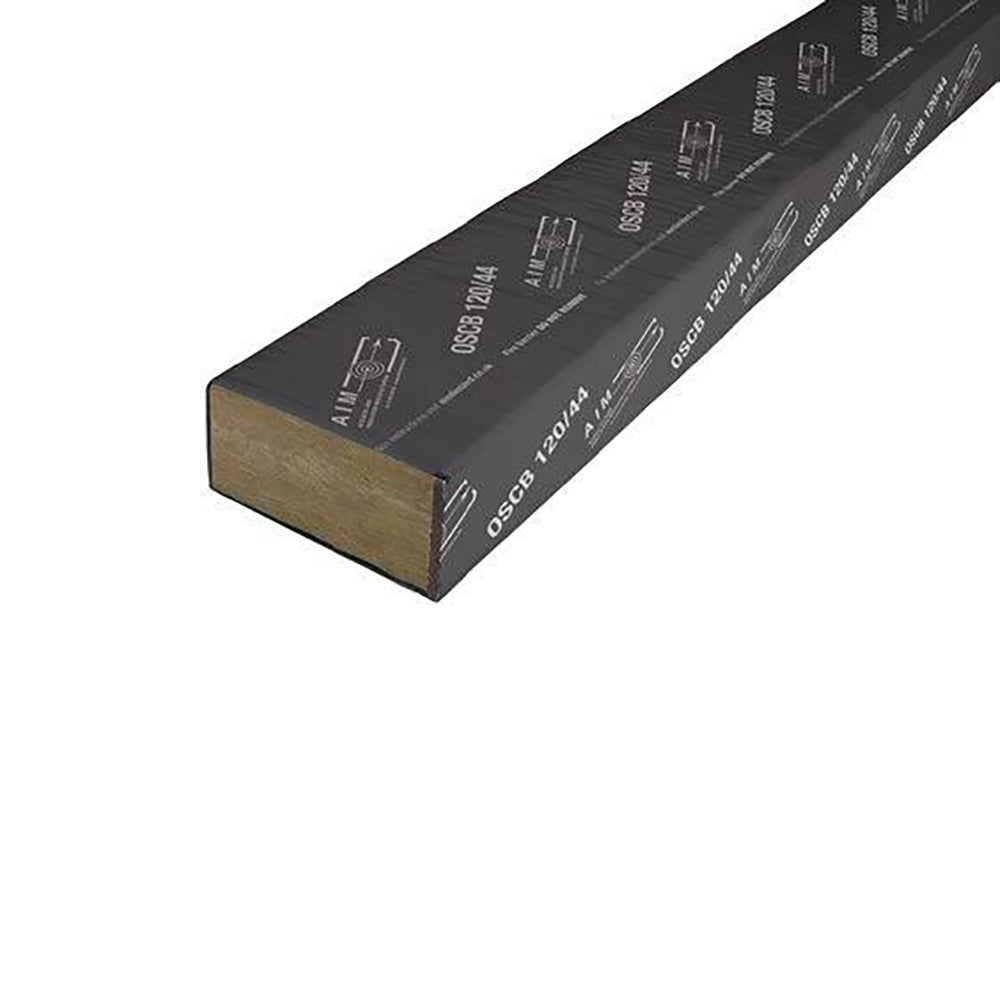 AIM OSCB 120/44 Black 1000 x 90 x 106mm to suit a 150mm cavity c/w fixing clips and course wound screws