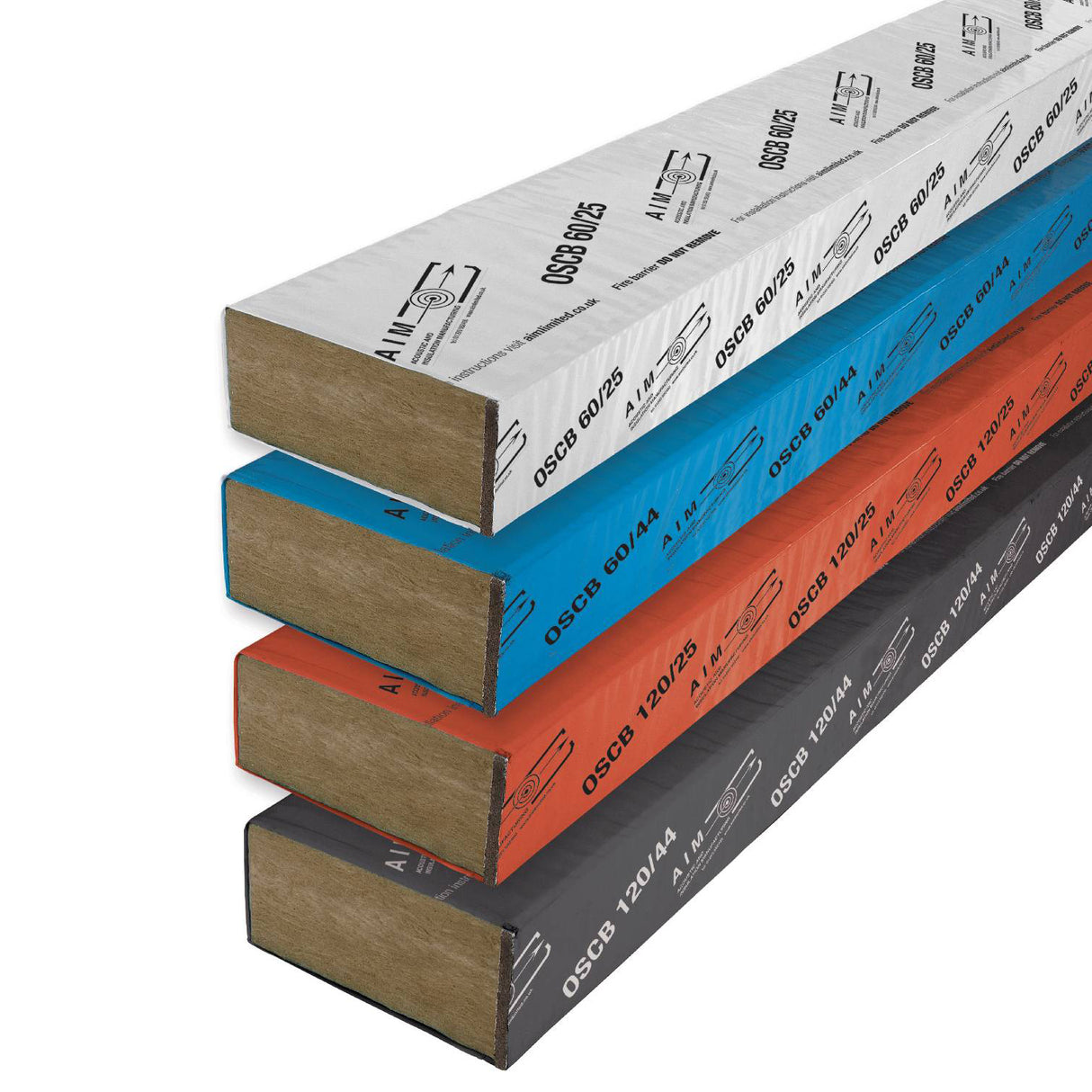 AIM OSCB 60/25 White 1000 x 90 x 25mm to suit a 50mm cavity c/w fixing clips and course wound screws