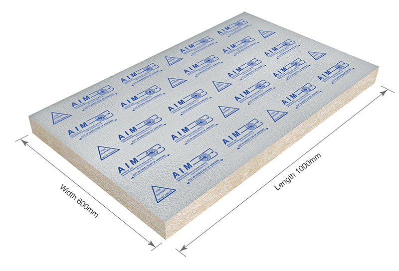 AIM WCFB 2 hour 1000 x 100 x 157mm to suit a 150mm cavity c/w fixing clips and course wound screws
