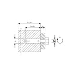 Certifix CFES A4 stainless drop in hammerset anchor M12 x 50