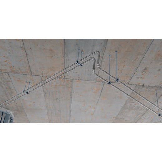 Certifix CFCSMG concrete screw 8 x 40 / IM6 x 10 with internal metric thread zinc-plate TX50