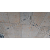 Certifix CFCSMG concrete screw 8 x 40 / IM6 x 10 with internal metric thread zinc-plate TX50