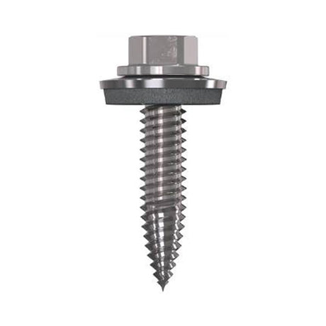 Certifix CFSSH2 BiMetal A2, 6.0 x 25mm Hex Head, 16mm bonded washer thin sheet screw