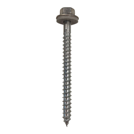 Certifix CFSFSH2 hex head steel frame screw A2 stainless 6.5 x 50 with bonded 16mm washer