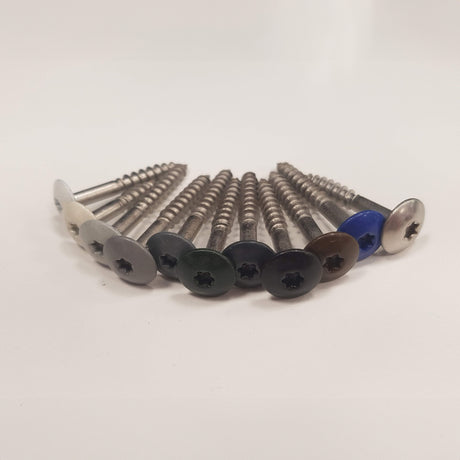 Timber CFTSLP2 batten facade/cladding screw large pan head A2 stainless 5.5 x 38 coated to match