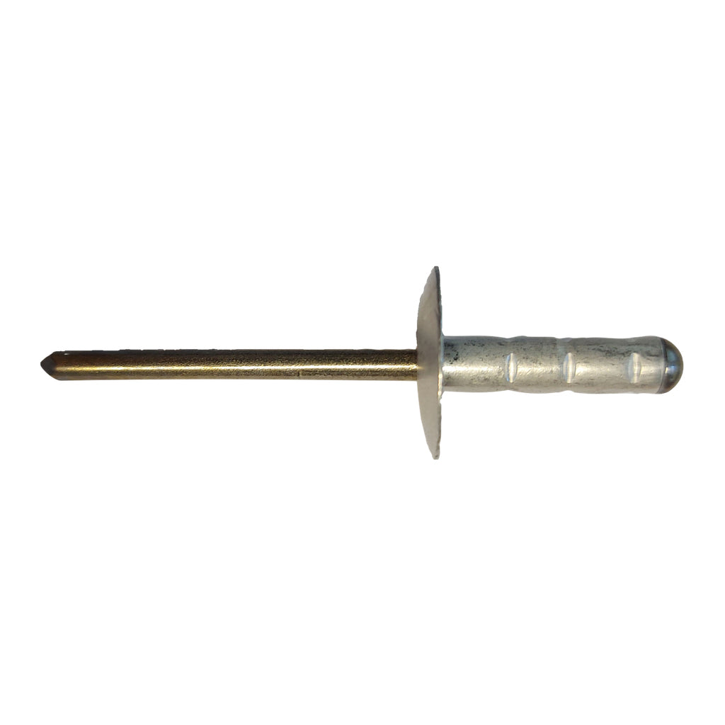 Certifix rivet large dome head multi-grip large flange Alu/A2 4.8 x 17 coated to match (RAL 7038)