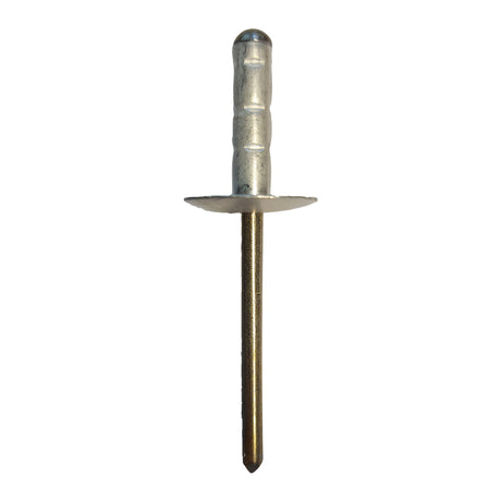 Certifix rivet large dome head multi-grip large flange Alu/A2 4.8 x 17 coated to match (RAL 9005)