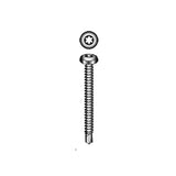 Certifix Pan head TX20 self drilling screw DIN 7504M light section A4 stainless 4.2 x 32