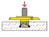 fischer FZP II 11 x 6 M6/T/10 AL Panel Anchor [512959]