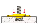 fischer FZP II 11 x 6 M6/T/10 AL Panel Anchor [512959]