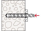 fischer FAZ II PLUS 20/160 ZP M20 x 302 zinc through bolt [564604]