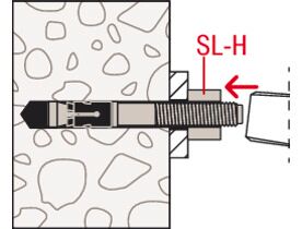 fischer FAZ II PLUS 12/10 H R M12 x 109 stainless steel through bolt with cap nut [564693]