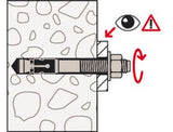 fischer FAZ II PLUS 20/160 ZP M20 x 302 zinc through bolt [564604]