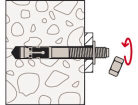 fischer FAZ II PLUS 20/160 ZP M20 x 302 zinc through bolt [564604]