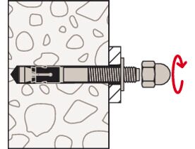 fischer FAZ II PLUS 12/10 H R M12 x 109 stainless steel through bolt with cap nut [564693]