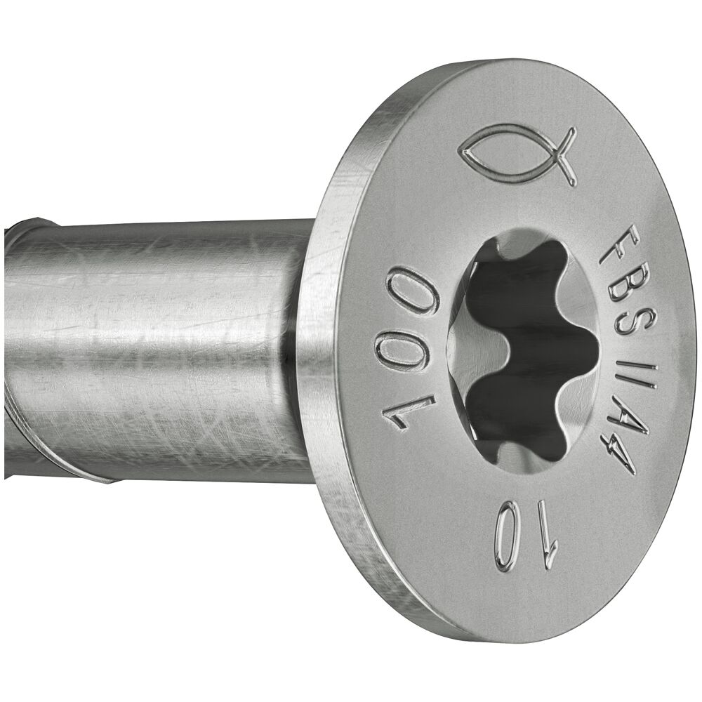 fischer ULTRACUT FBS II 8x80 15/- SK R Countersunk head A4 Stainless Concrete Screw [543580]