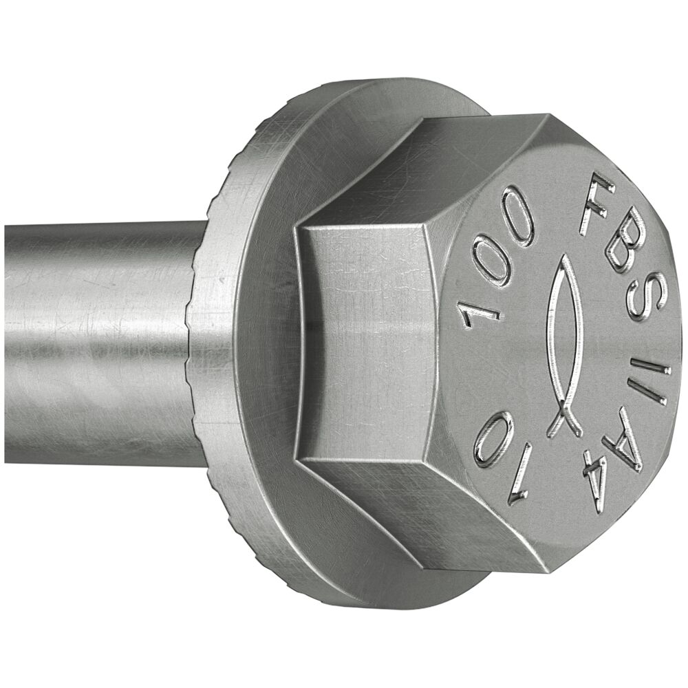 fischer ULTRACUT FBS II 12x110 10/- US R hex head A4 Stainless Concrete Screw [543577]