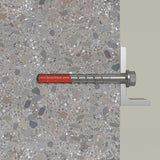 fischer ULTRACUT FBS II 8x80 15/- US R hex head A4 Stainless Concrete Screw [543567]