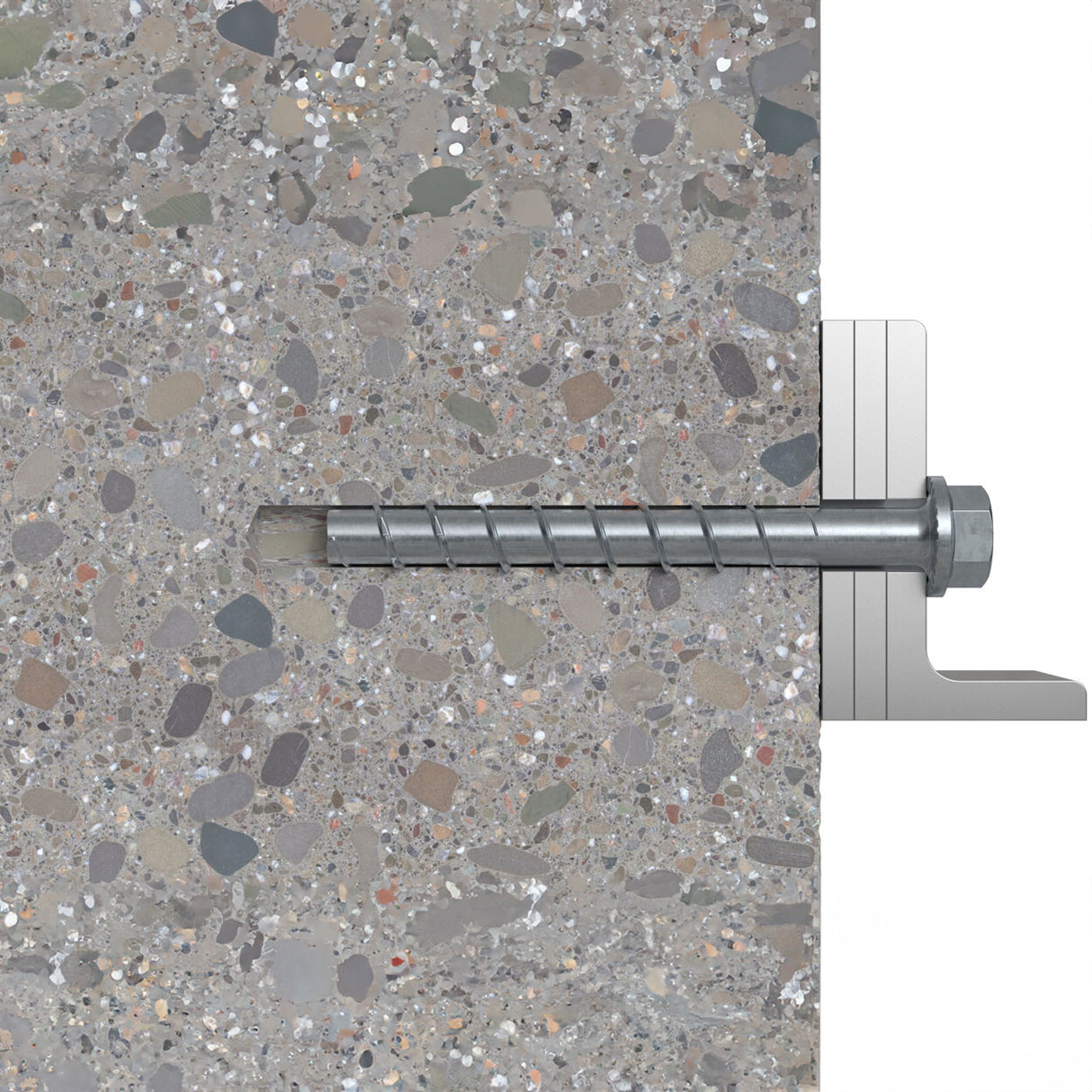 fischer ULTRACUT FBS II 6x60/5 US hex head Zinc Concrete Screw [546391]